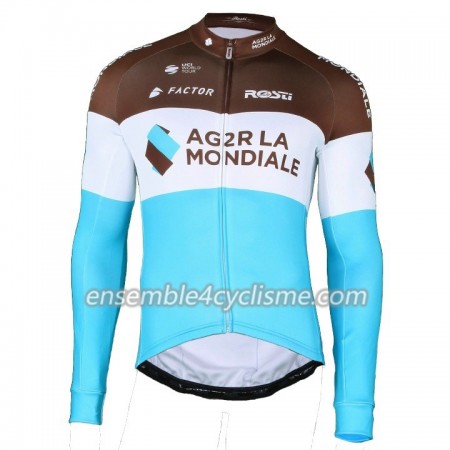 Maillot Cyclisme 2018 AG2R La Mondiale Manches Longues N002